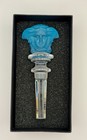 Rosenthal Versace Blue Medusa Crystal Bottle Stopper 24  Lead Crystal W  Box