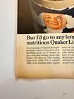 Vintage 1966 Quaker Oats Life Cereal Food Advertisement Print Ad