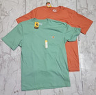 Carhartt K87-m Lot Of  2 Loose Fit Heavyweight  Single Pocket T-shirt Men Medium