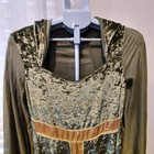 Women s Gown Costume Sz Medium Green Medieval Renaissance Sca Larp Cosplay