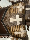Handmade Western Leather Pillow Set