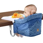 Hook On High Chair With Tray  Collapsible Portable Table Seat   Fits 0 8 -3 3   