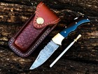 Custom Made Damascus Steel Camping Tactical Folding Blade Pocket Knife