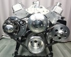 Sbc 350 Serpentine Pulley Conversion Kit Power Steering Chevy Small Block Lwp
