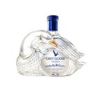 Vodka Grey Goose 30th Anniversary Swan Sculpture Glass Liquor Decanter