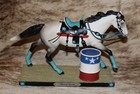 Trail Of Painted Ponies Blazing Barrels low 1e 0135 mustang Gray Mare 2025 Herd