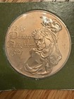 Dante Alighieri La Divina Commedia Commemorative Bronze Medal  Uncirculated 