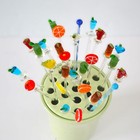 Glass Cocktail Swizzlers Stir Sticks Barware Set Of 28