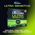 Lifestyles Ultra Sensitive Condoms Bulk 50 Per Pack