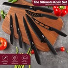 Knife Set Stainless Steel 7 Piece Professional Cutlery Pizza Kitchen Chef Knives