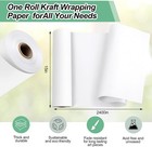 Phinus Craft Paper Roll 15    2400    Industrial-grade Kraft Paper Roll  White E