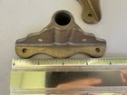 2 Vintage Brass bronze Boat Oar Lock Brackets Row Boat