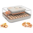 56 Egg Incubator With Automatic Turning   Humidity Control 360   Clear View