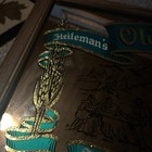Heilemans Old Style Lager Beer 1981 Vintage Bar Mirror Heileman Brewing Co