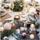 72 Pcs Led Glitter Votive Tealights Valentine Flameless Battery Tea Lights Candl
