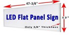 Cash For Gift Cards Led Light Box Window Sign 48 x12 