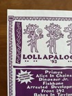 Original 1993 Lollapalooza Concert Flyer 11x17  Ratm Alice In Chains Tool Primus