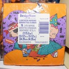 16 Vintage Rugrats Halloween Napkins Nickelodeon Luncheon 13 5 x13 5   Nos 1990s