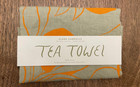 New Unopened Elana Gabrielle 100  Linen Tea Towel Clementine 18  X 26 