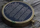 Antique Vintage Brass Pocket Compass Brass Nautical Compass Marine Compass Gift