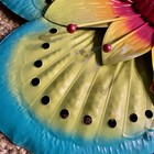 Outdoor Metal Flower Wall Art Spring Porch Garden Fence Yard Decor 20x20