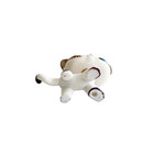 Littlest Pet Shop Toys Bobble Head Short Hair Cat  577 White Cat With Blue Eyes