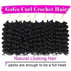 7 Packs 10  Short Curly Crochet Hair - Water Wave Beach Curl Braids Extensions