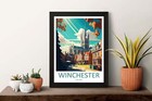 Winchester Travel Print Wall Art Winchester Wall Hanging Home D  cor Winchester G