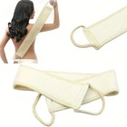 Us Exfoliating Bath Scrubber Shower Back Strap Loofah Spa Body Skin Brush Sponge