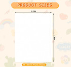 40 Pcs Shrinky Dink Sheets Kit 7 9x5 7  Shrink Art Paper Plastic Craft Sheets