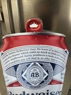 Vintage  Huge Budweiser Metal Sign Bar Tin Tacker Htf Beer Can Garage 48  Tall