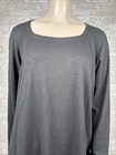 Nwt J Jill Small Black Long Sleeve Tunic Blouse 
