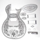 Aluminum Guitar Pickguard Anti-scratch Plate For Zemaitis Electric Guitar