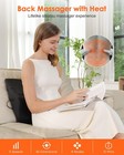 Back Massager With Heat  Shiatsu Neck   Back Massager Pillow For Pain Relief    