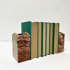 Art Deco Bookends Vintage Antique Marble Pair French Book Ends Stone 30s