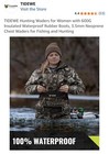 New  Hunting Waders For Women With 600g Insulated Waterproof Rubber 6w Next Camo