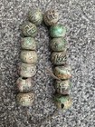 Rare Tibetan Natural Agate Dzi Large Hole Beads Bracelet