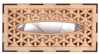 Handcrafted Wooden Tissue Box Cover Holder Decorative Laser Cut Mdf Napkin   