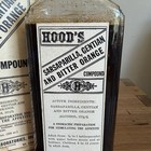 Vintage Pharmacy Apothecary Hood s Sarsaparilla Intact Label Box Display Only