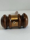 Vintage 1957 Masonic Wooden Gavel Aurora Lodge  254 A f    A m  Freemason