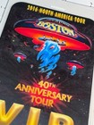 Boston 2016 40th Ann N a  Tour Commemorative Backstage Pass Laminate   Lanyard