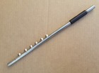 Vintage Antique Silver Plated Fife With Gutta Percha Mouthpiece