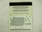 Lady Luck Hotel Casino Las Vegas Players Club Cards 2 Types You Pick
