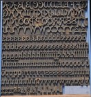 Bookbinding Brass Type Set 0 79  Embossing Gold Finishing Bookbinder Gilding  