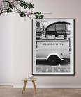 Designer Burberry Classic Vintage Canvas Poster Wall Art Home Decor