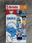The Smurfs Briefs 5 Pack Boys Briefs Size 6 100  Cotton Underwear Softer New
