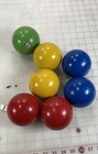 Vtg Sportcraft Bocce Ball Partial Game Set Missing Green jack Iob Made In Italy