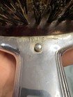 Vintage Evans Folding Hair Brush Comb Travel Grooming Set W original Case Patent