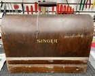 Singer Sewing Machine Bentwood  Case For 99 28 128  With Key