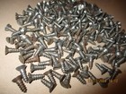 50---new-old Stock  Slotted Flat Head Steel Wood Screws  5 8  Long X  10 3 16 